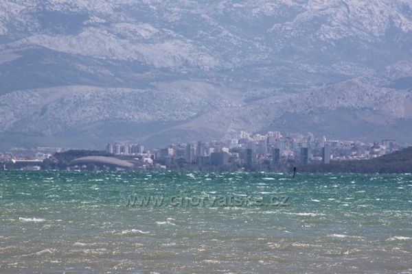 Split v dáli