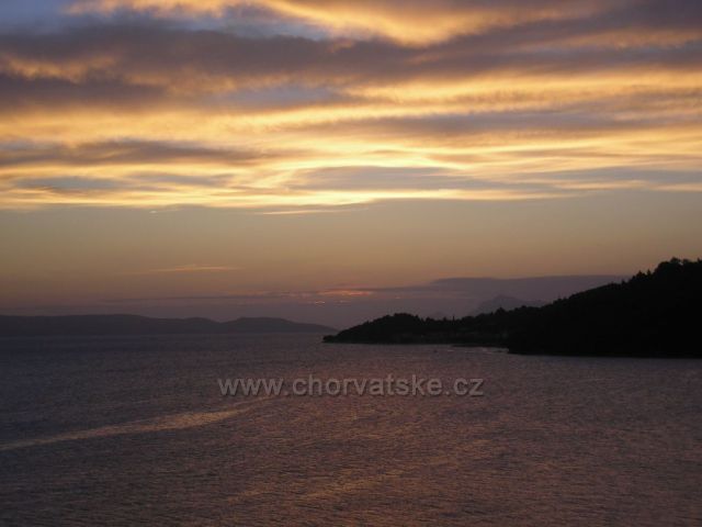 západ slunce na Bračem z Drašnic 2