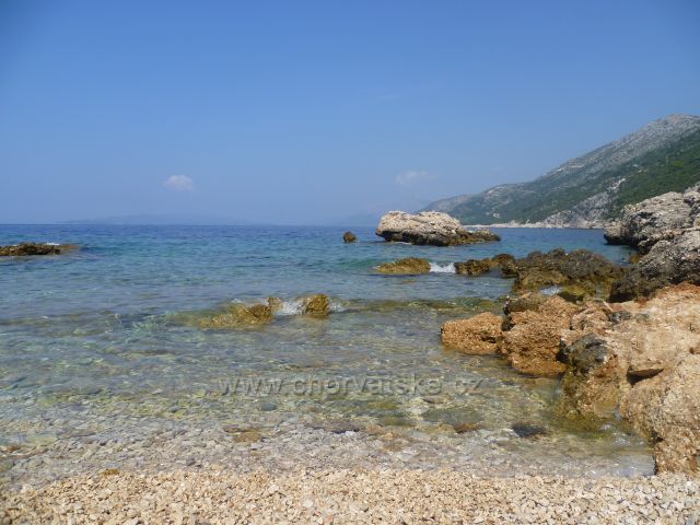 Chorvatsko,Pelješac,zátoka za Potomje