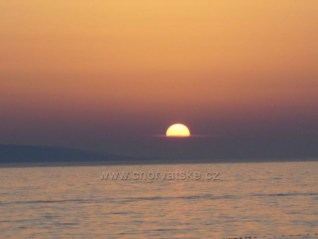 Západ slunce v Bašce