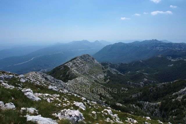 Pohoří Biokovo z vrcholu sv. Jure