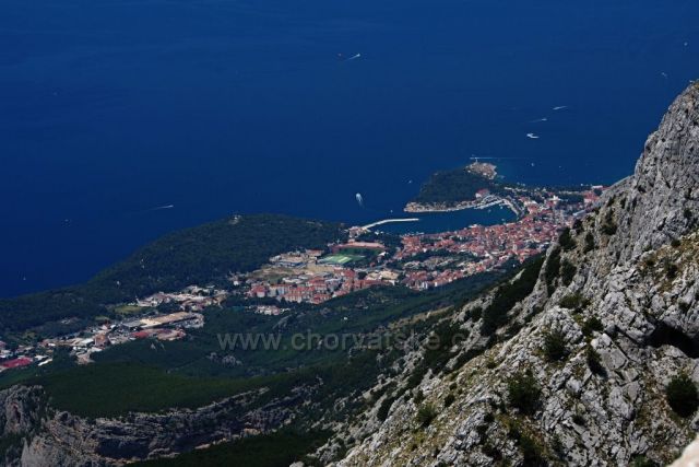 Makarská pohledem z Biokova