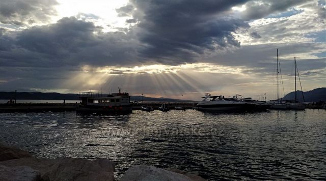 Baška Voda v podvečer