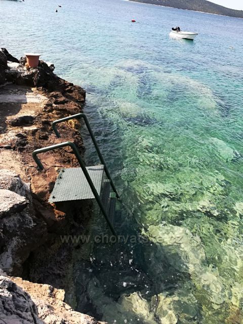 naše místo na koupání v Sevidu